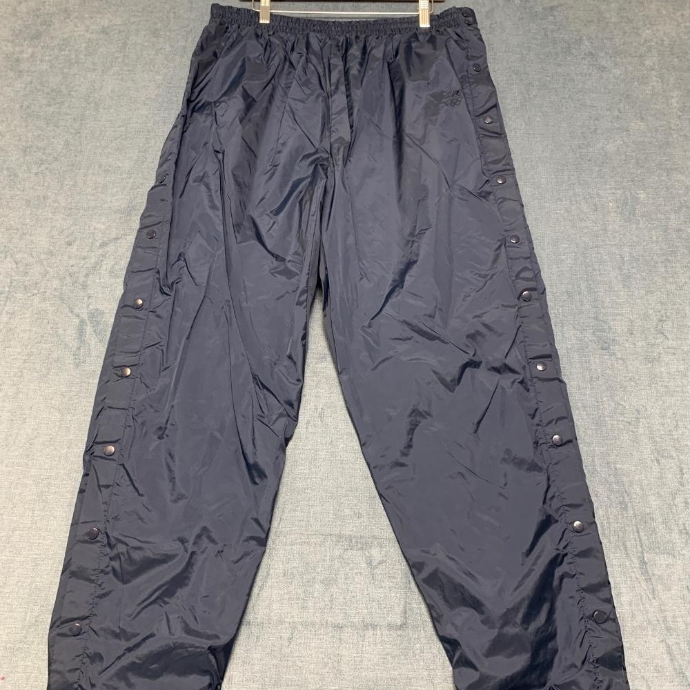 VTG 90s JCPenney USA Olympic Team Track Pants Mens XL 40-42 Blue Snap Breakaway